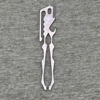 Image 1 of EDC Tool Co 4” Titanium Tumbled Tweezer