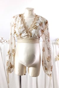 Image 1 of Boho top for photoshoot | Adeline | size S-M - floral