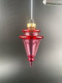 Gold ruby ornament