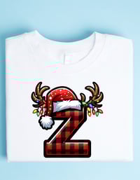 Image 25 of Christmas Alphabet Letters Shirt