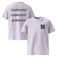 Image 2 of Free X Mind Body Soul x Light Unisex organic cotton t-shirt