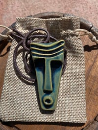 Who'me Tiki Pendant - Green 