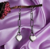 Image 3 of My Heart Chain Necklace/Earrings