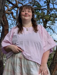 Image 2 of Pink Gingham Seersucker Shirt