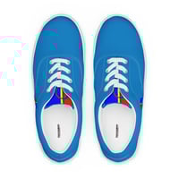 Image 4 of Men’s Sámi Flag Canvas Shoes Blue