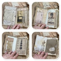 Image 5 of Vintage french lace sample folder Junk Journal