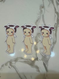 sonny angel cow sticker 