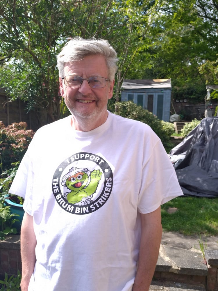 I Support the Brummie Bin Workers T - shirt 