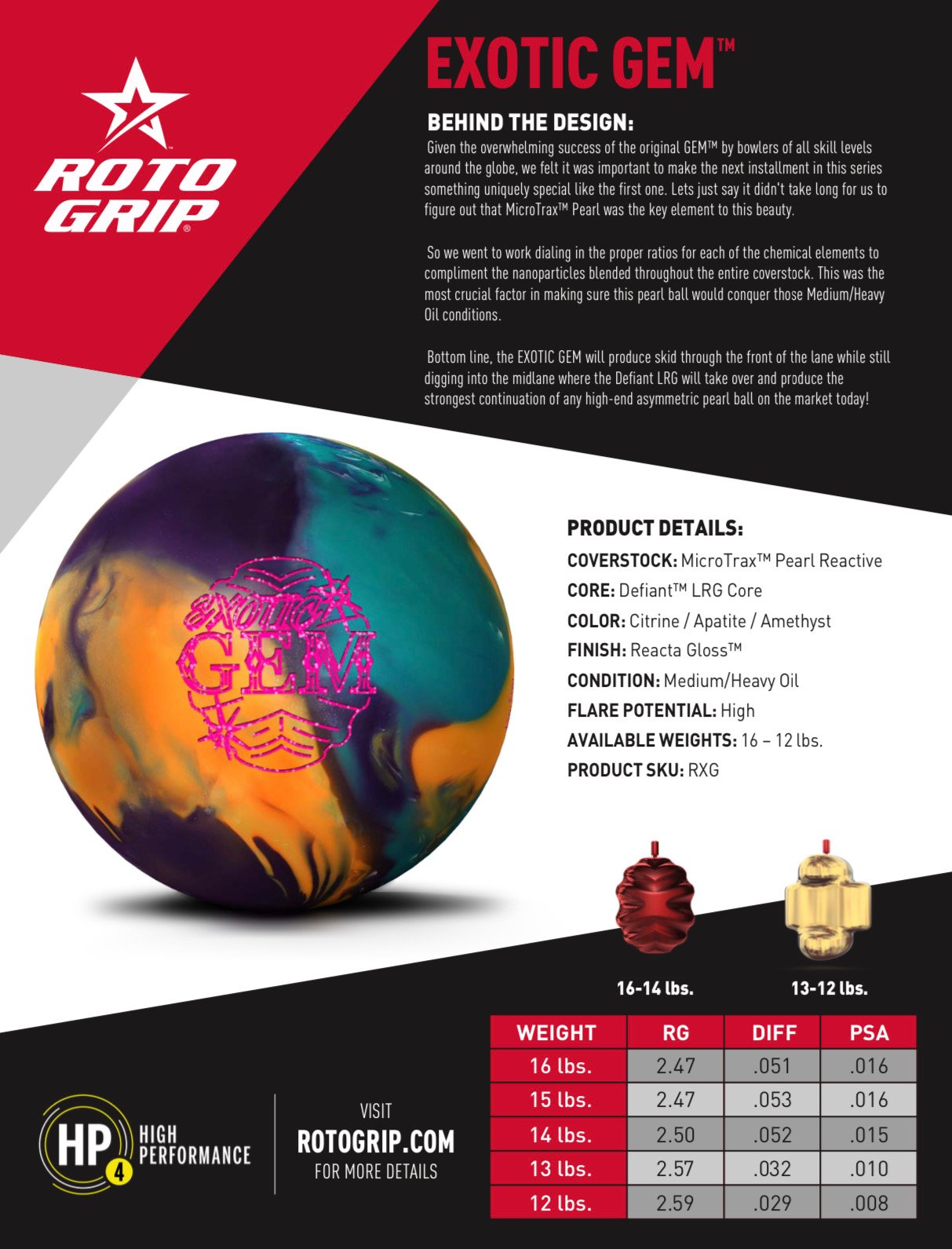 Image of Roto Grip Exotic Gem