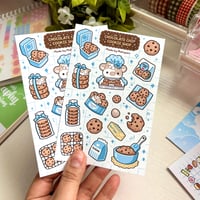Image 1 of Chocolate Chip Cookies | Matte Sticker Sheet
