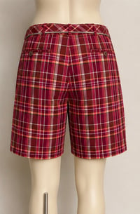 Image 3 of New Sz 16 Merona Contour Fit Belted Shorts #975*12