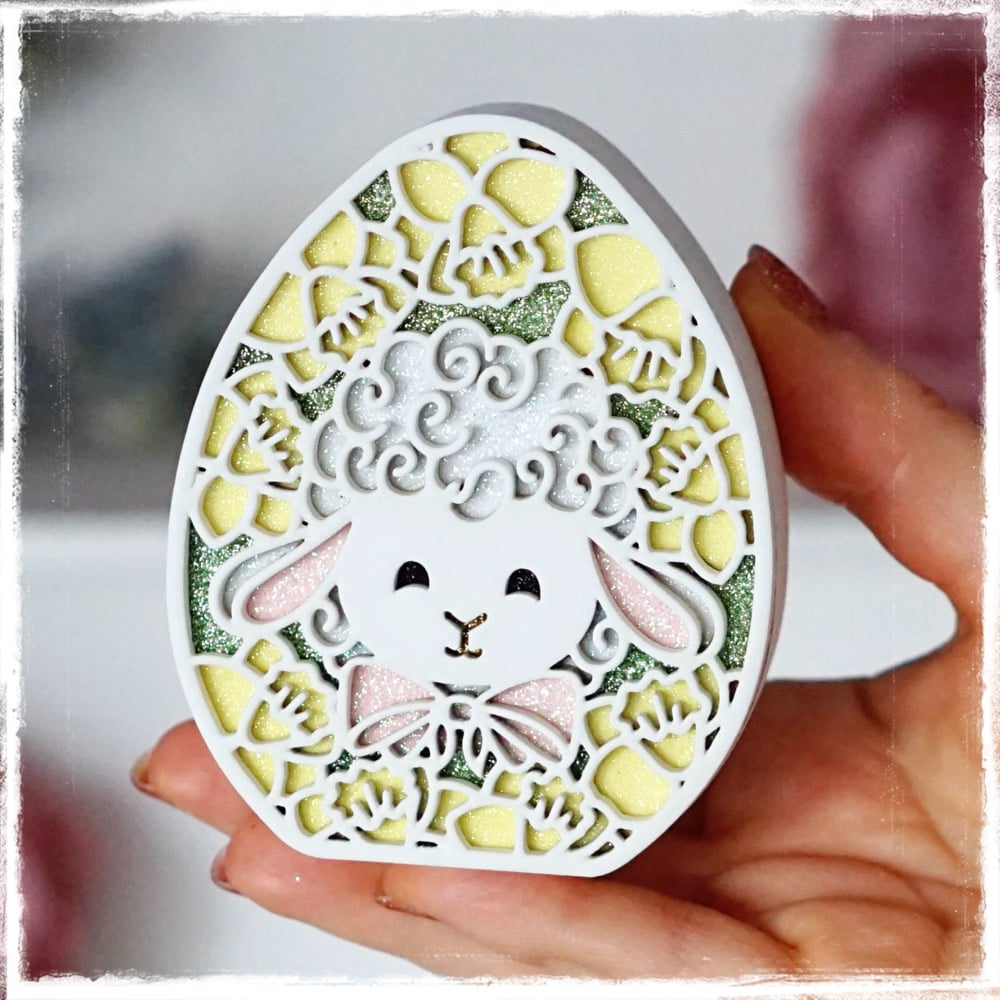 Image of PREORDER Lamb Easter Egg - Medium