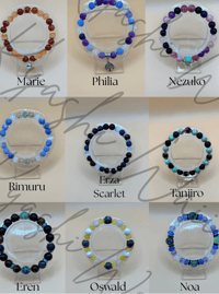Image 1 of 🌸 Bracelets inspirés d’univers anime – Création artisanale