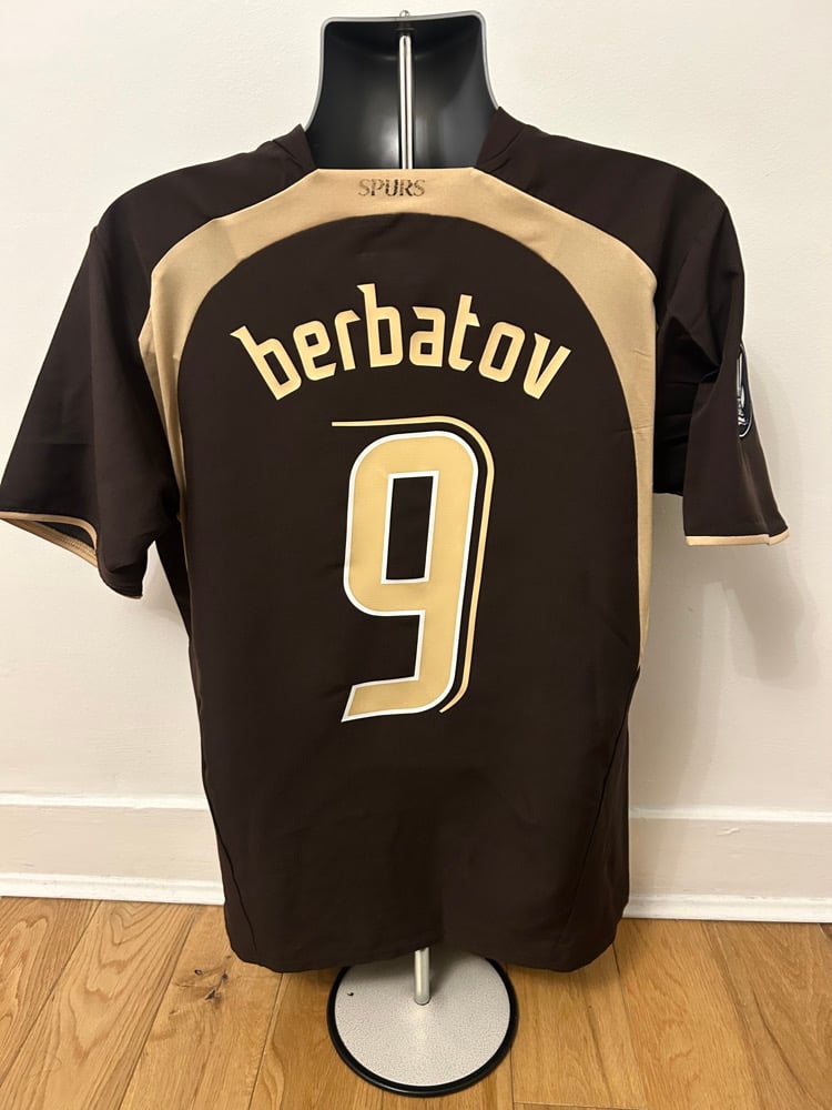 Image of PRE ORDER: Tottenham Hotspur "BERBATOV 9" 2006/07 Third Shirt + UEFA patch (M)