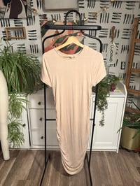 Image 1 of Fashion Nova tan bodycon dress