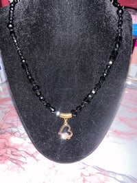 Image 3 of Black Obsidian Protection Necklace 