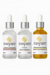 Image 1 of Mayam Holiday Glow Up Collection 3-Piece Serum Bundle - FeruGlow, Multi-Peptide Complex, PDRN Glow 