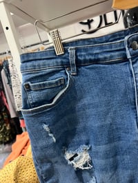 Image 2 of distressed fashion Nova shortly