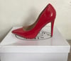 Glossy Red Heels