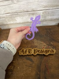 Purple Lizard Bookmark 