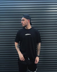 Image 2 of WAVE Black Tee