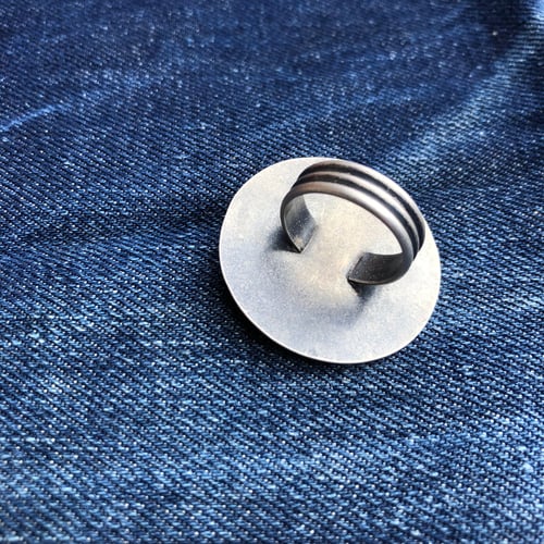 Image of Quarter Moon Ring #1