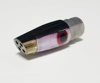 9+ STANDARD CUT 4 HOLE (PURPLE TOP / LAVENDER SILVER LIP MOP)