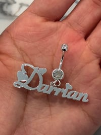 Image 1 of Custom belly ring 