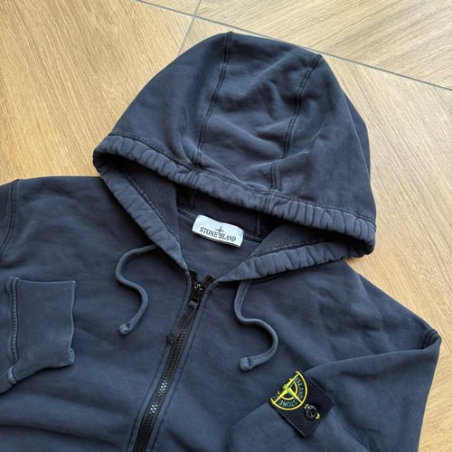 Image of Stone Island Zip Up Hoodie, Size XL / XXL