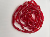 Image 2 of Senegalese Style Waist Beads ( Red Edition )