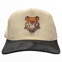 Berr SnapBack Suede {Natural/black}