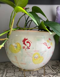Image 3 of ‘Peebo Whimsy’ Ceramic Pot