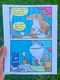 Bighead Shark Signed Print