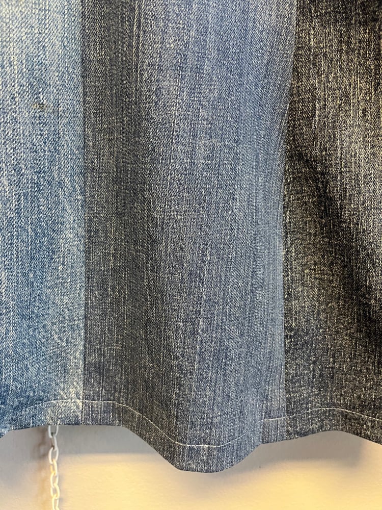 Image of Slim blazerjakke i jeans  (m)