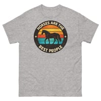 Image 6 of Horses Are the Best People Funny Horse Lover T-Shirt