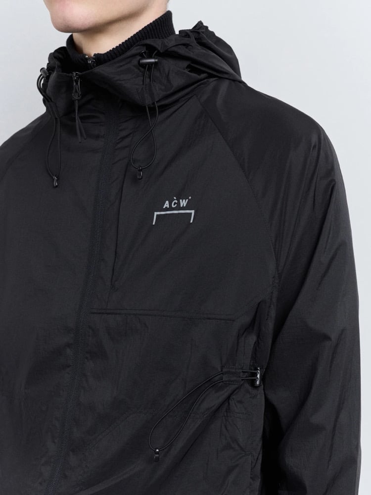 Image of A COLD WALL BALFRON HOODED JACKET ONYX