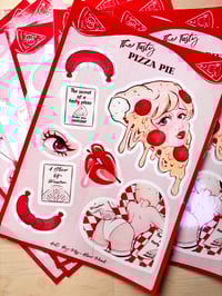 Image 1 of The Tasty pizza pie sticker sheet