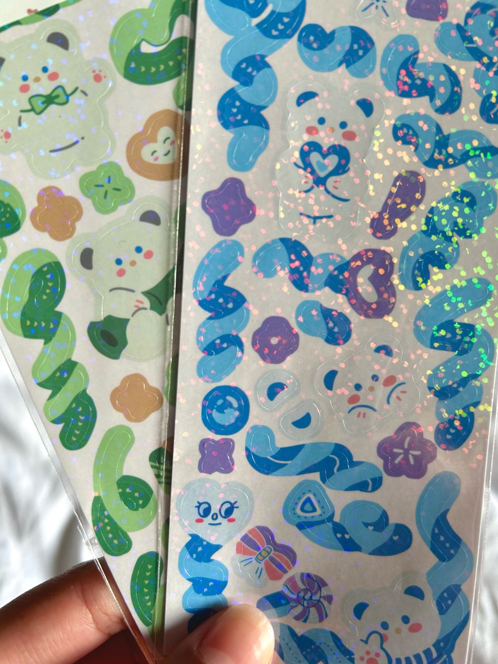 Green&Blue teddies