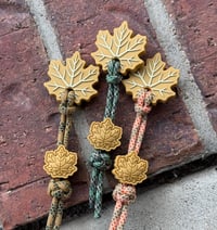 Image 1 of “Butterscotch Bliss” Maple Leaf/ Beads