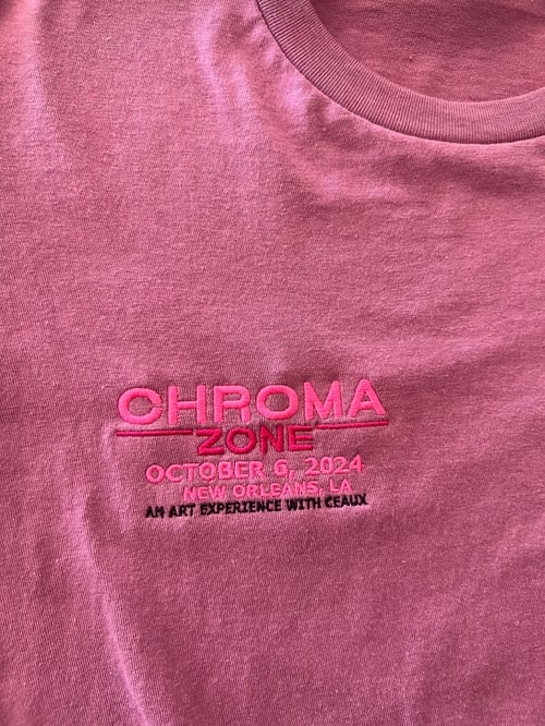 Image of magenta CHROMA  ZONE tee