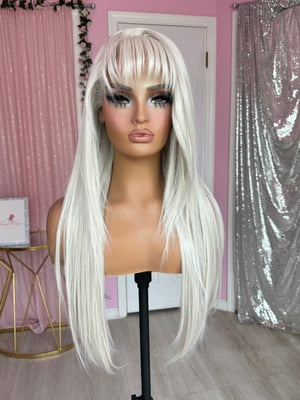 Image of icy bangs luxury pre cut lace (ready to ship)