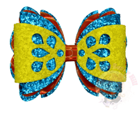 Yellow & Blue Bow