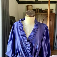 Image 5 of Miss Elaine Liquid Satin Robe Small