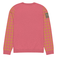 Image 9 of My Madrina Knitted crew neck sweater  (pink)