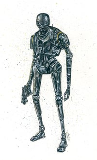 Image 5 of Droids 8.5x14 Signed Art Print Selection