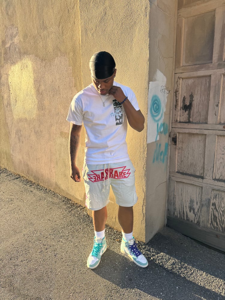 RAREEE MESH SHORTS (COTTON CANDY)