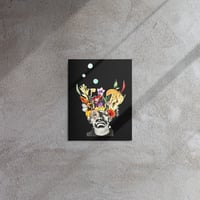 Image 9 of Frankenflower - Metal Prints - 3 Size Options - Botanical Art - Halloween Decor 