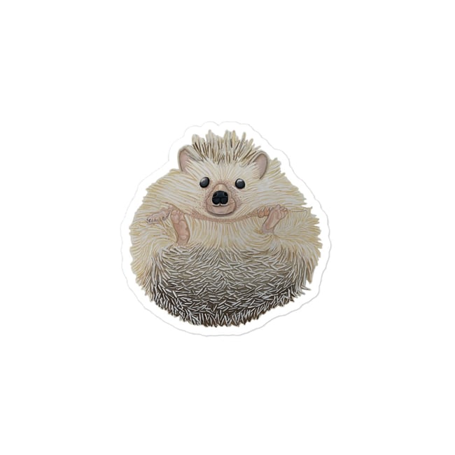 3 Inch Hedgehog Sticker