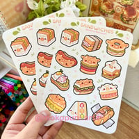 Image 2 of Sandwiches Sticker Sheet