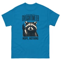 Image 4 of Unisex T-Shirt Giveashitometer Nope Nothing T-Shirt | Funny Raccoon Humor Graphic Tee